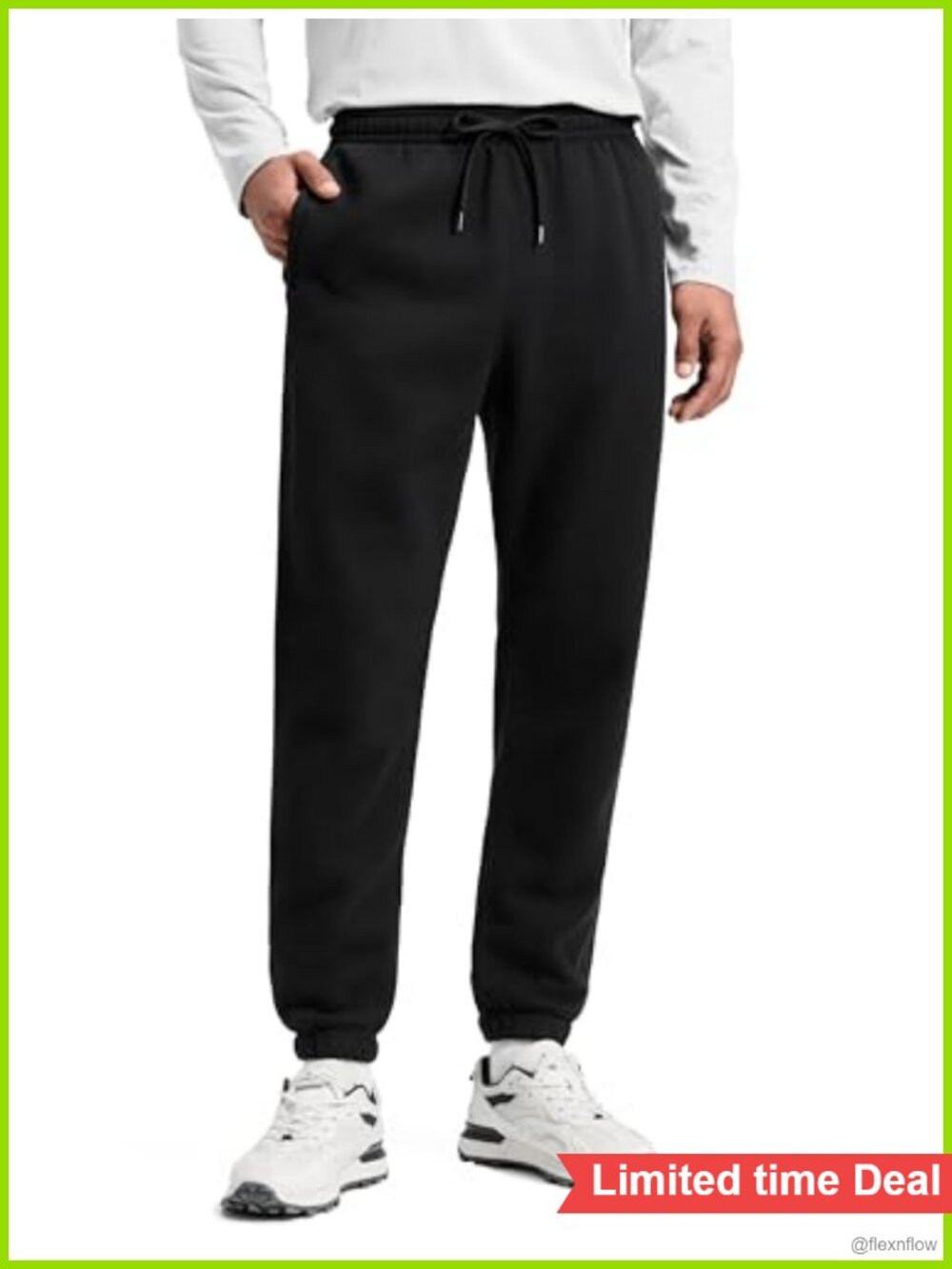 Fleece Lined Jogger Sweatpants 30" Inseam Classic Fit